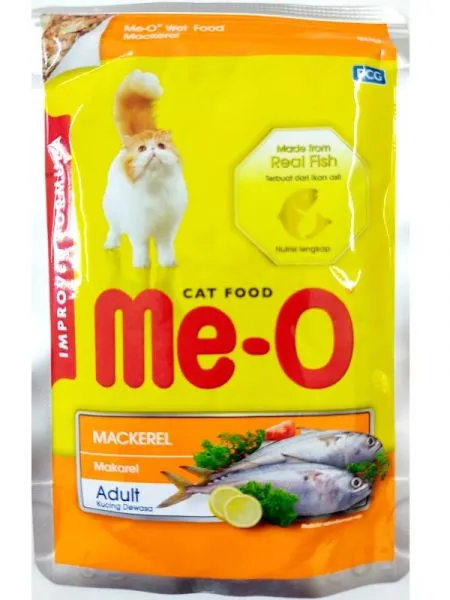 MeO Mackerel in Jelly   Pouch   Adult Cat 80g