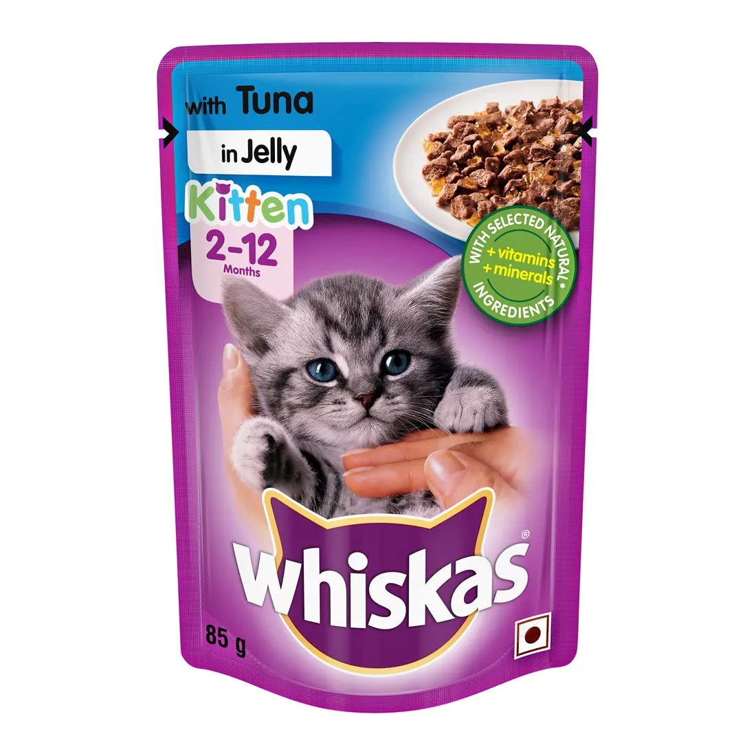 Whiskas Kitten With Tuna In Jelly   Pouch   Adult Cat 85g