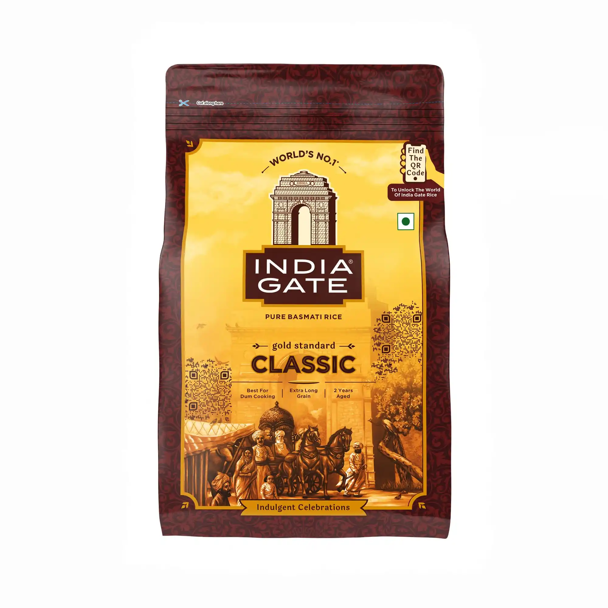 India Gate Pure Basmati Rice Classic 1 KG
