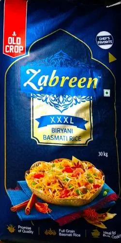 Zabreen XXXL Biryani Basmati Rice 30KG