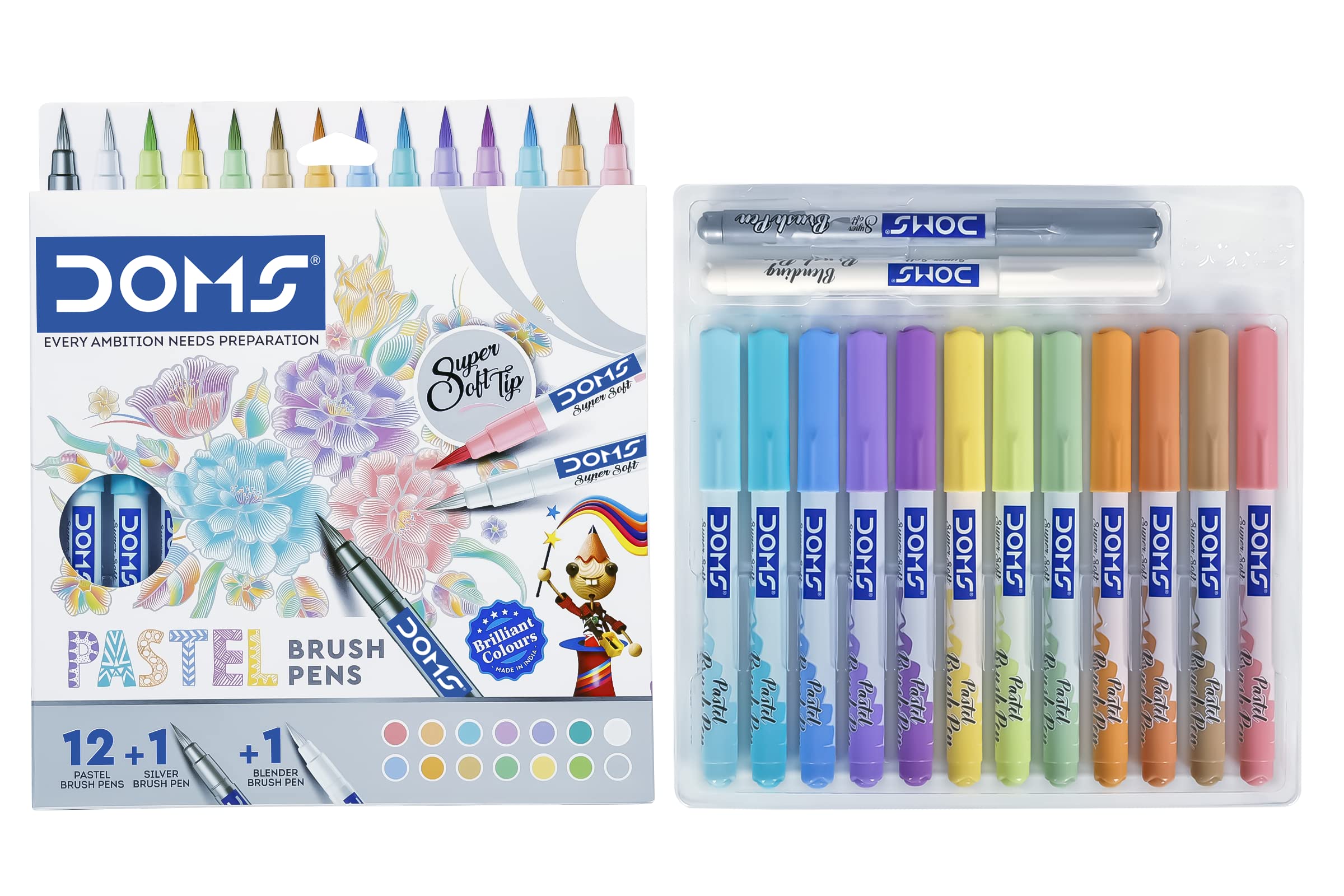 Doms Brush Pen Pastal