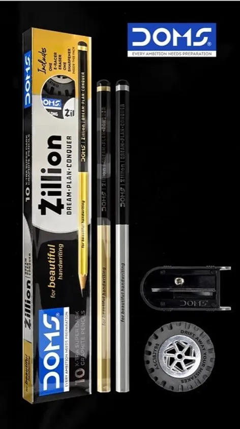 Doms Extract Super Dark Zillion Pencils