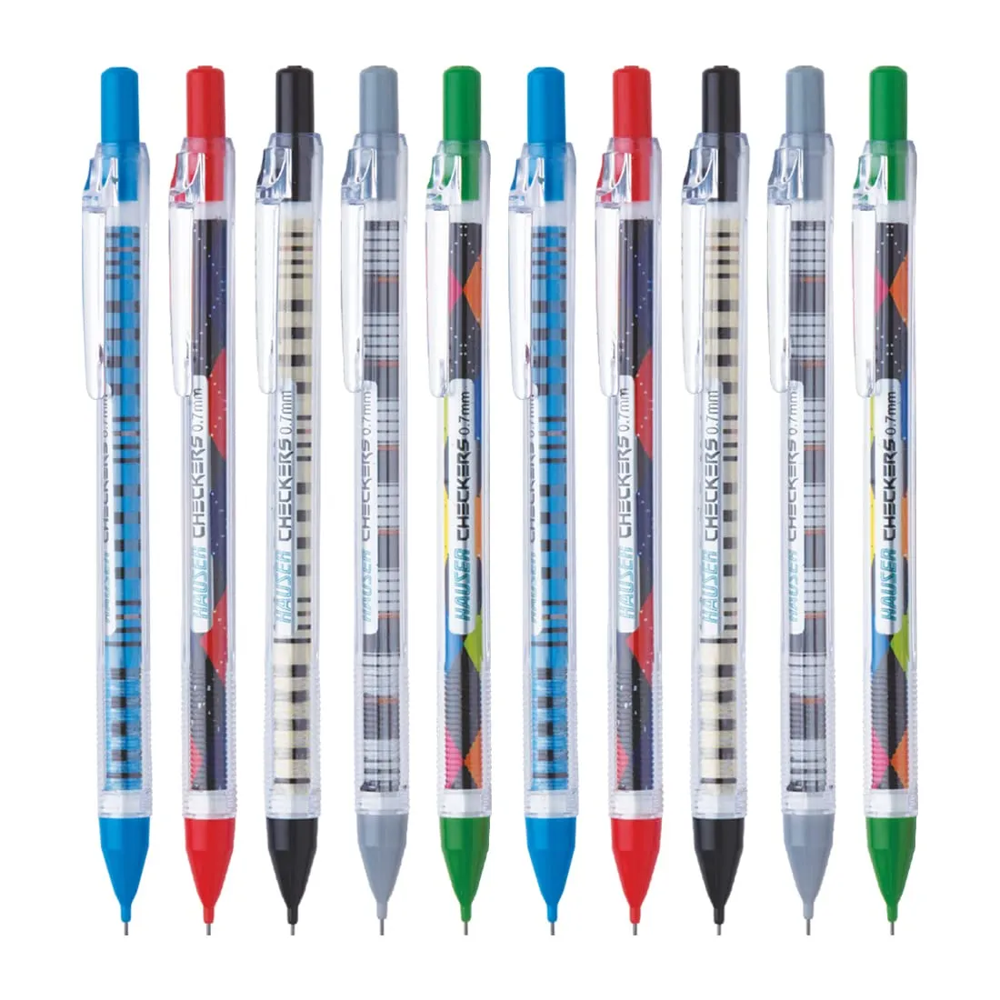 Hauser Mechanical Pen Pencil 0.7 Checkers