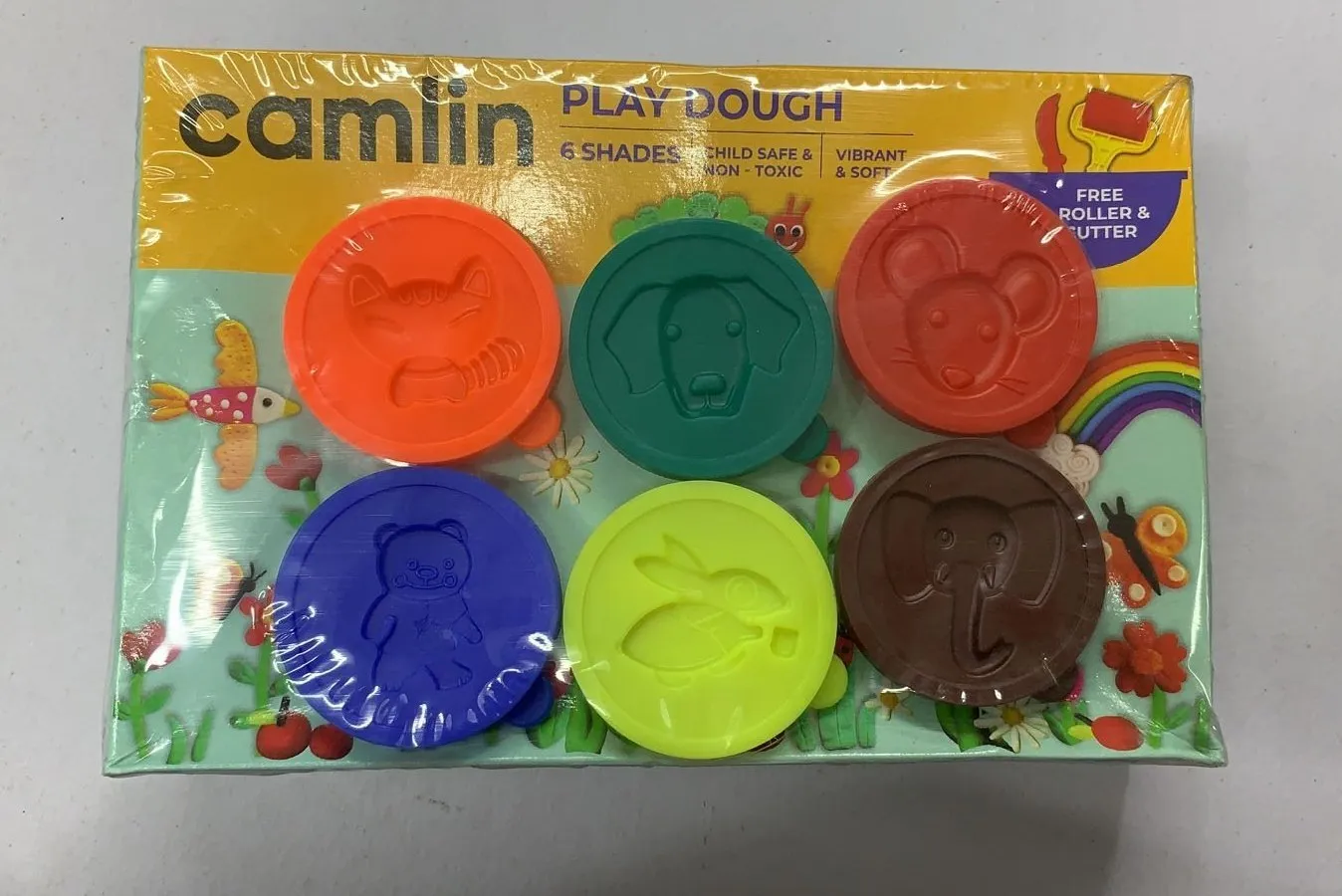 Camlin Play Clay – 6 Shades