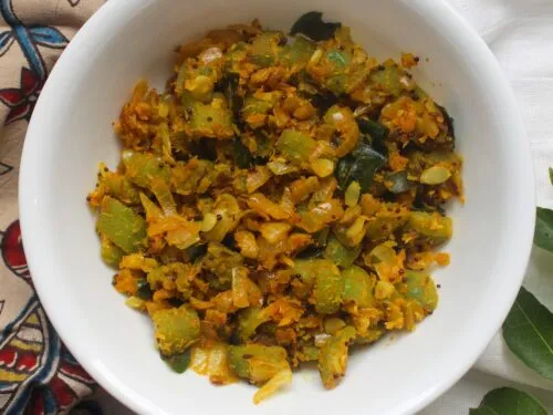 Beerakaya Curry (Ridge Gourd Curry)