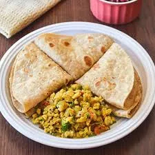 अंडा भुर्जी रोटी