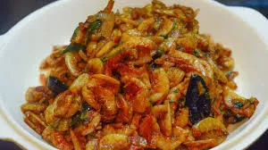 Small dried fish fry (Sukati Bhaja)
