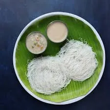 Idiyappam with Coconut Milk
