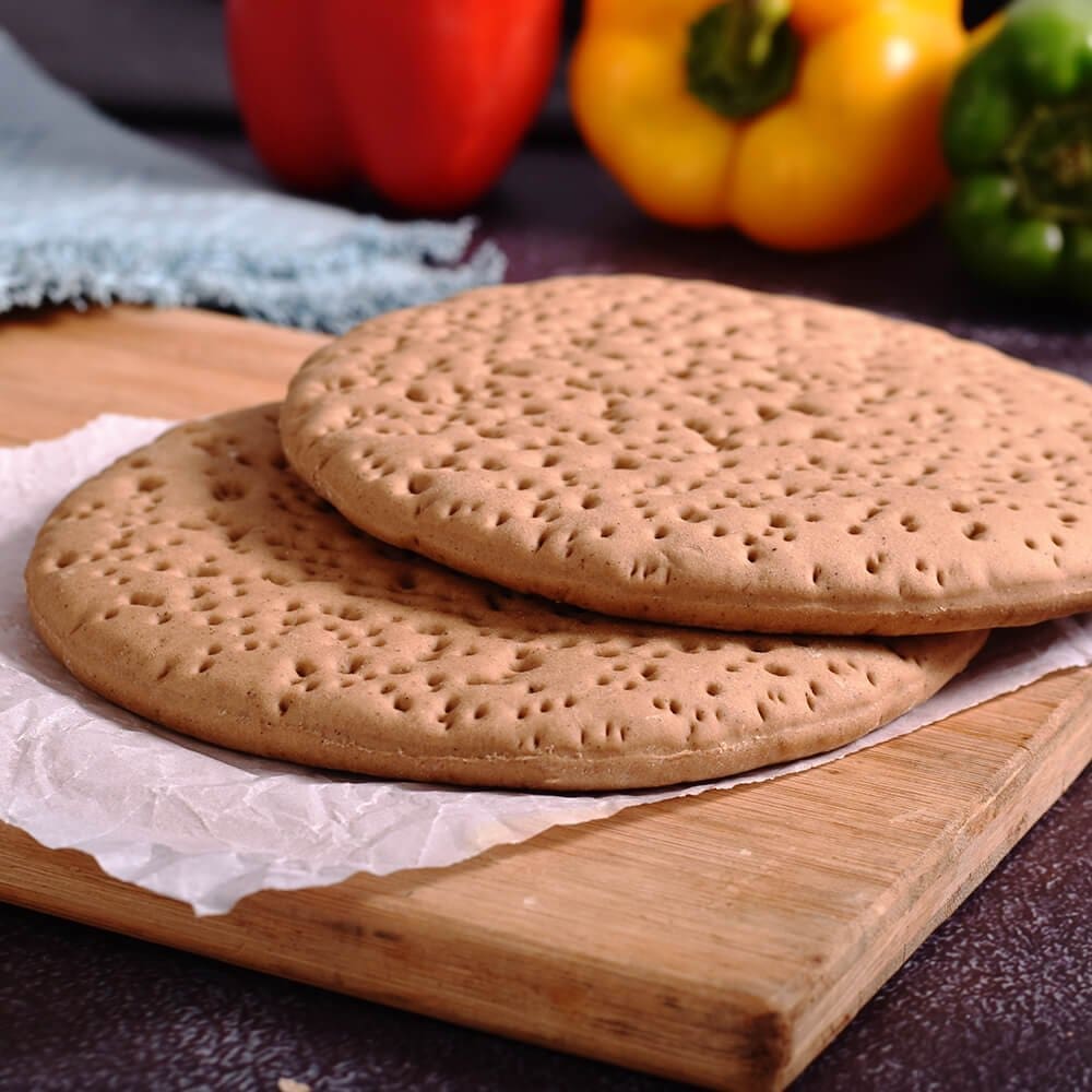 Whole Wheat Pizza Base (2 Piece)
