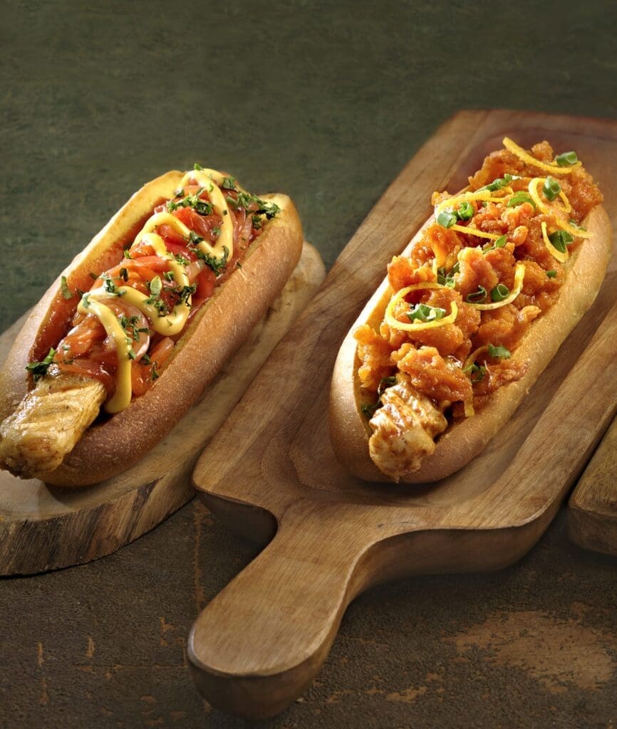 Peri Peri Chicken Hot Dog