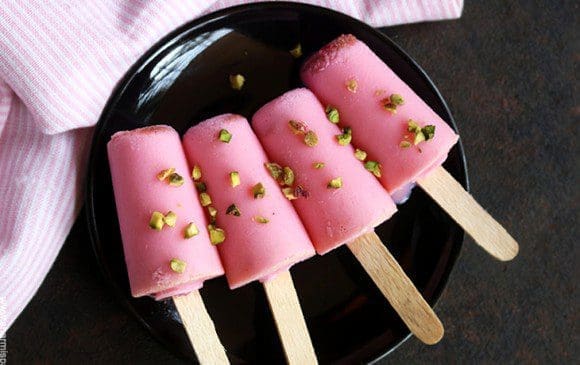 Gulab Badam Kulfi