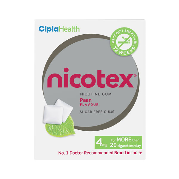 Nicotex Chewing Gum Paan Flavour