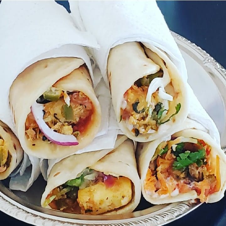 Paneer Shawarma